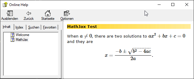 MathJax topic in a CHM HelpViewer Window