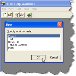 HTMLHelp Workshop Project